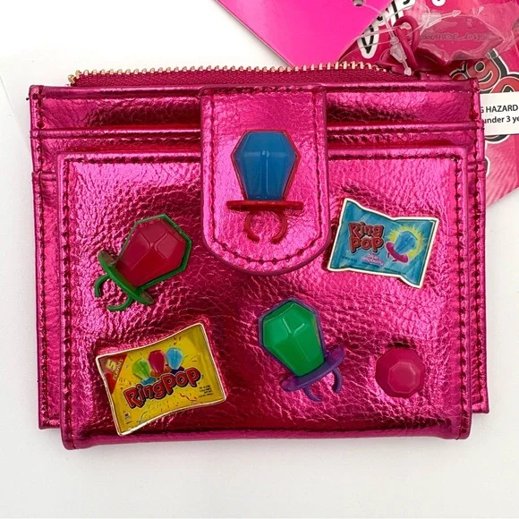 Betsey Johnson Ring Pop Blue Raspberry Bag + Matching Card Case - Picture 7 of 16